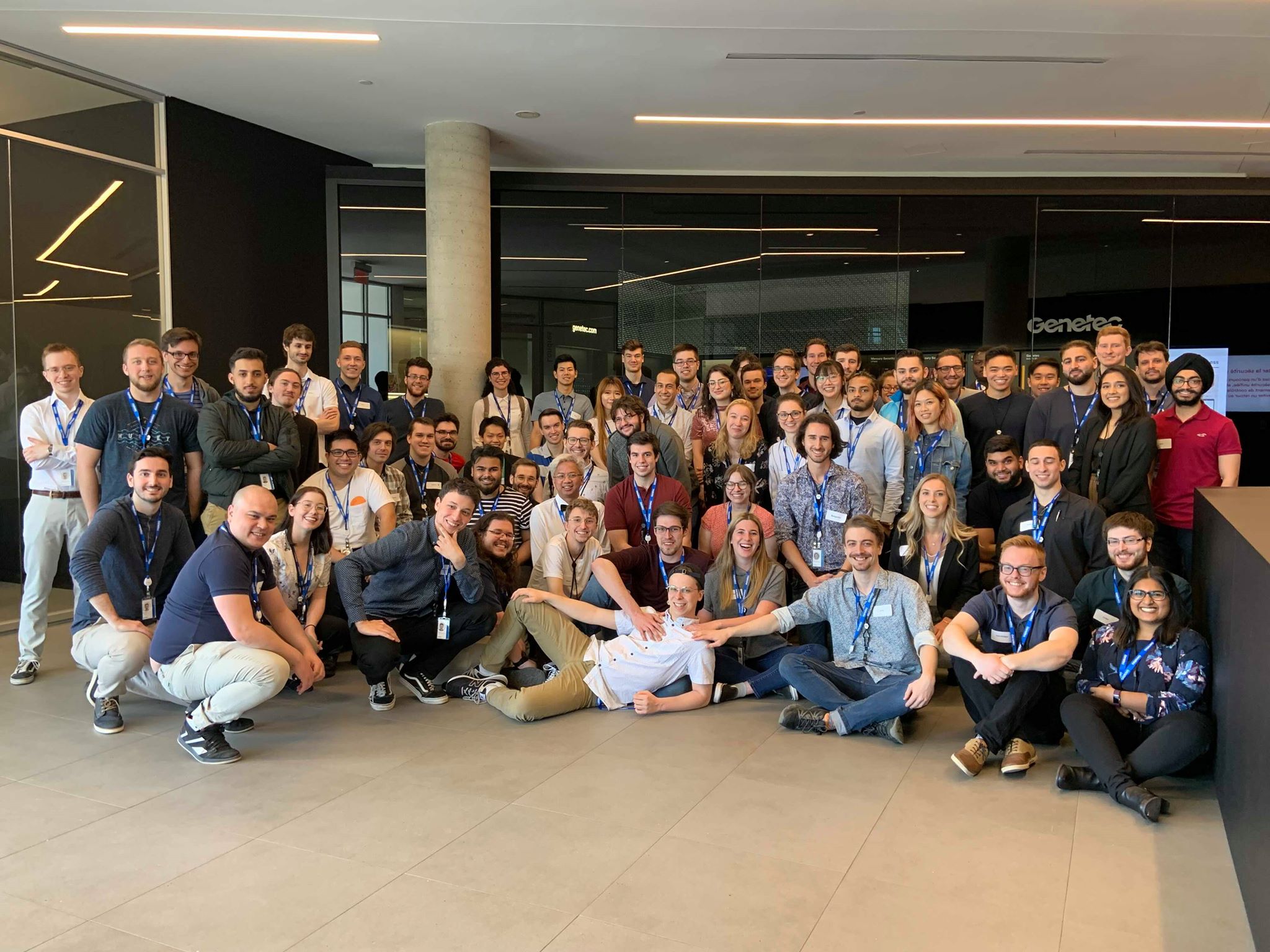 Genetec group of summer 2019 interns