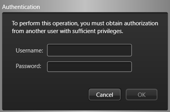 Authentication Window Screenshot Security Center 5.9.1