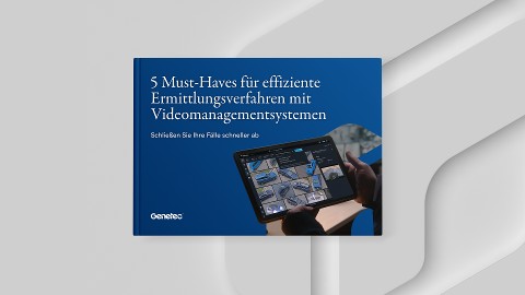 E-Book über intelligente Suche und betriebliche Effizienz mit fünf Strategien zur Optimierung von Videobeweisen.