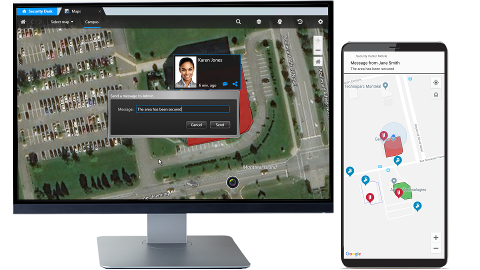 Built-in messaging, live position tracking and video sharing helps field and office operators stay in sync.